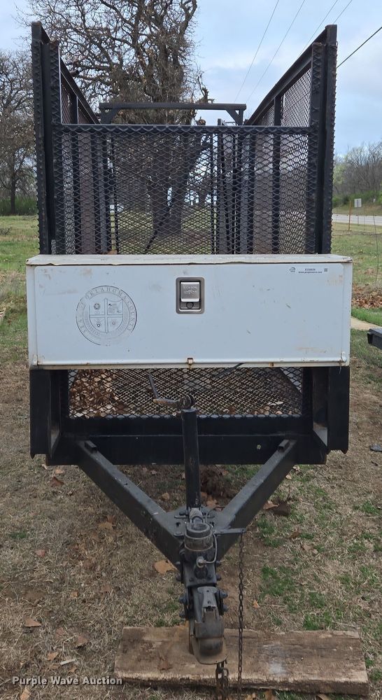 image for item EO0626 Shop built utility trailer