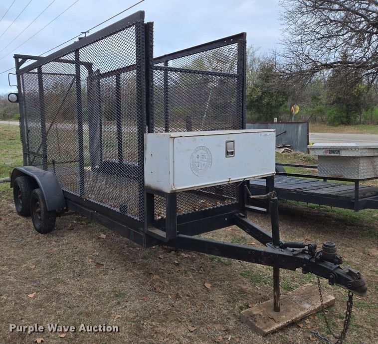 image for item EO0626 Shop built utility trailer