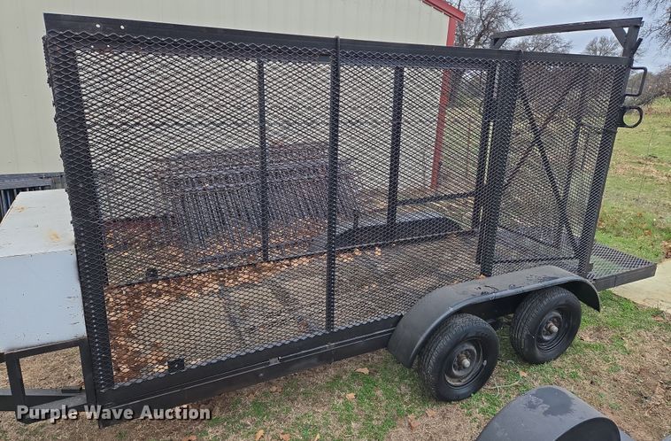 image for item EO0626 Shop built utility trailer