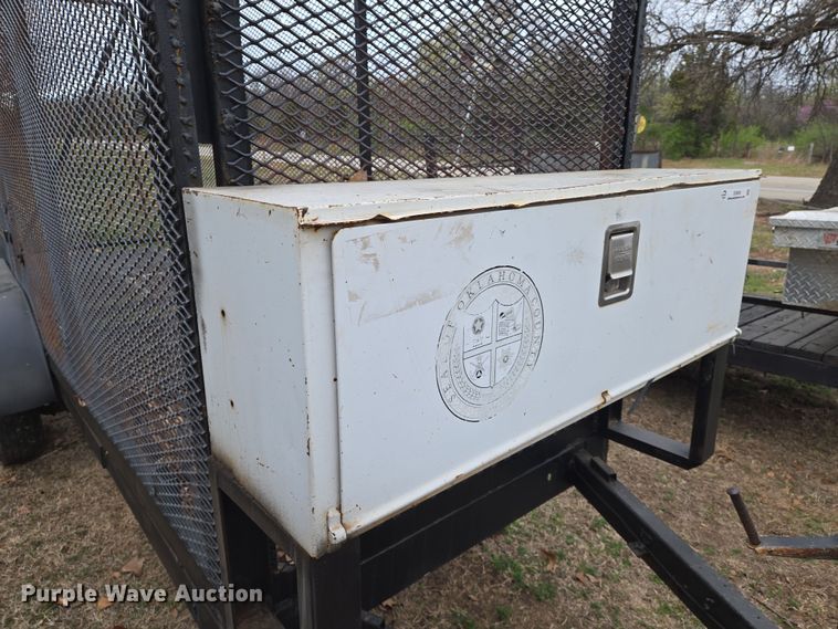 image for item EO0626 Shop built utility trailer