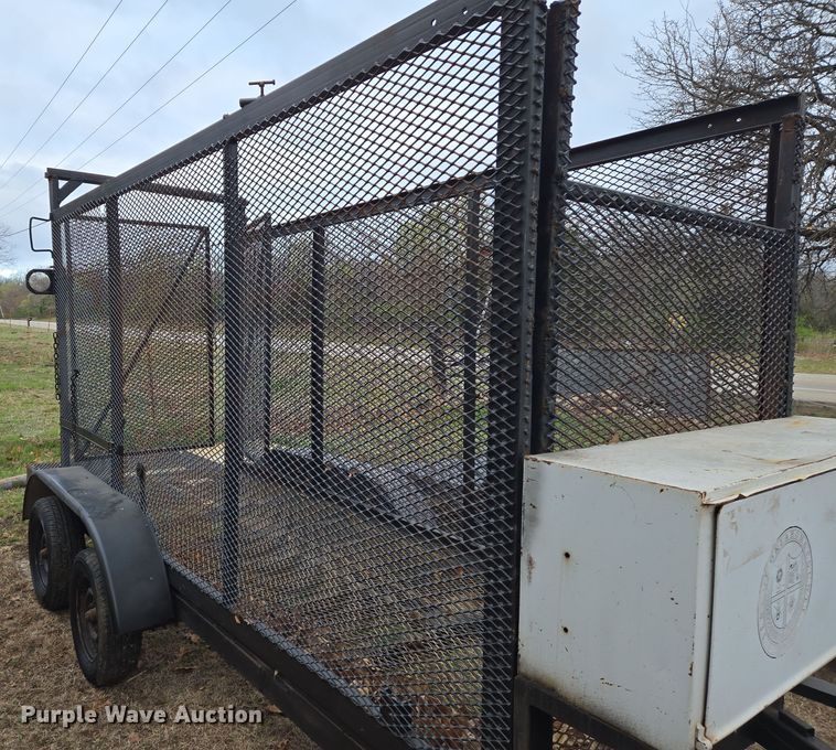 image for item EO0626 Shop built utility trailer