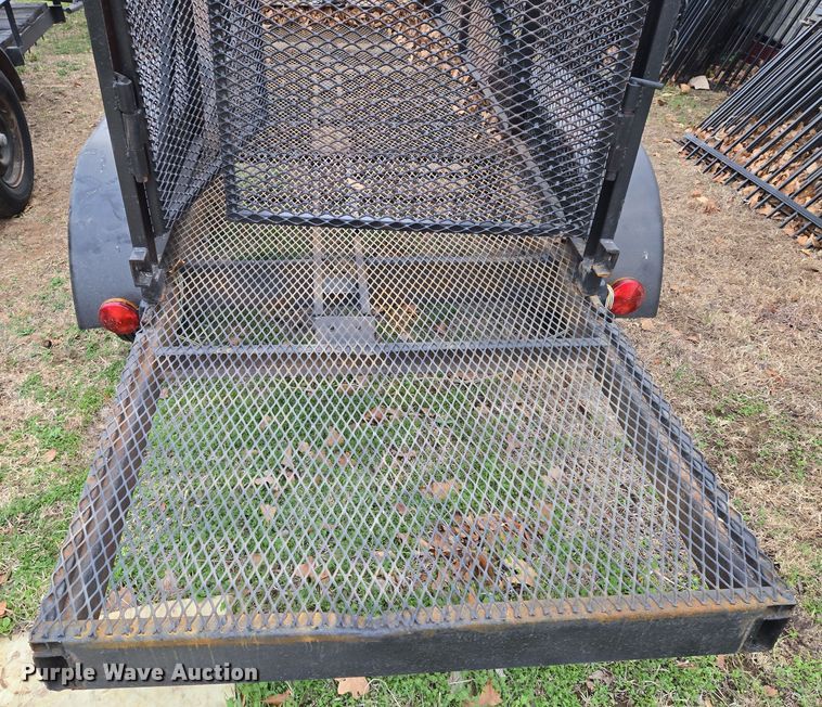 image for item EO0626 Shop built utility trailer