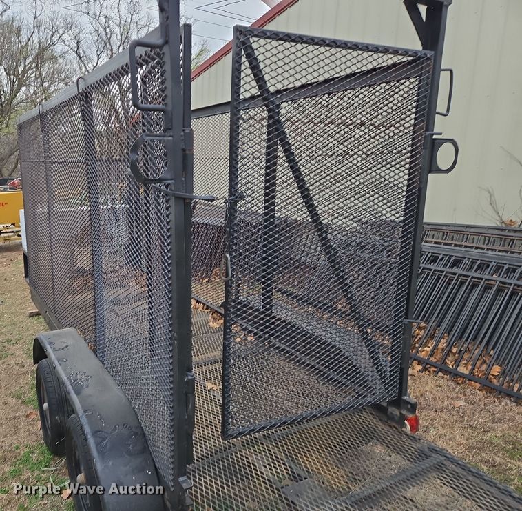 image for item EO0626 Shop built utility trailer