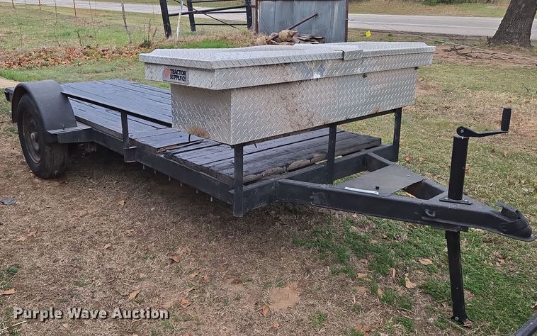 image for item EO0627 Shop built utility trailer