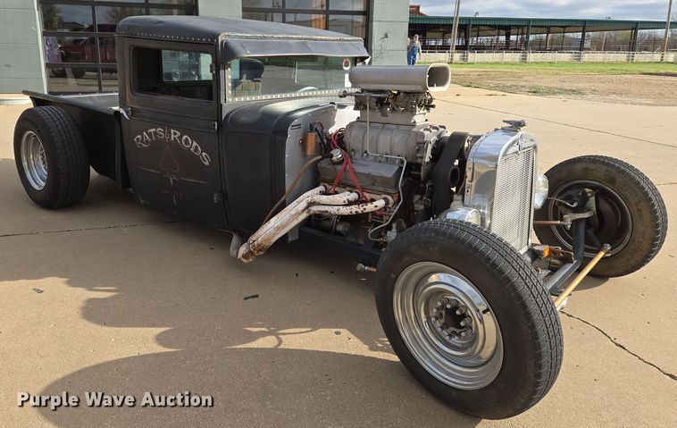 image for item EO0630 1929 Chevrolet Roadster rat rod pickup truck