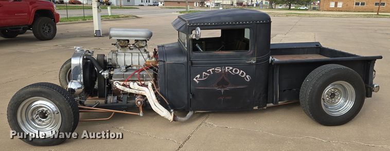 image for item EO0630 1929 Chevrolet Roadster rat rod pickup truck