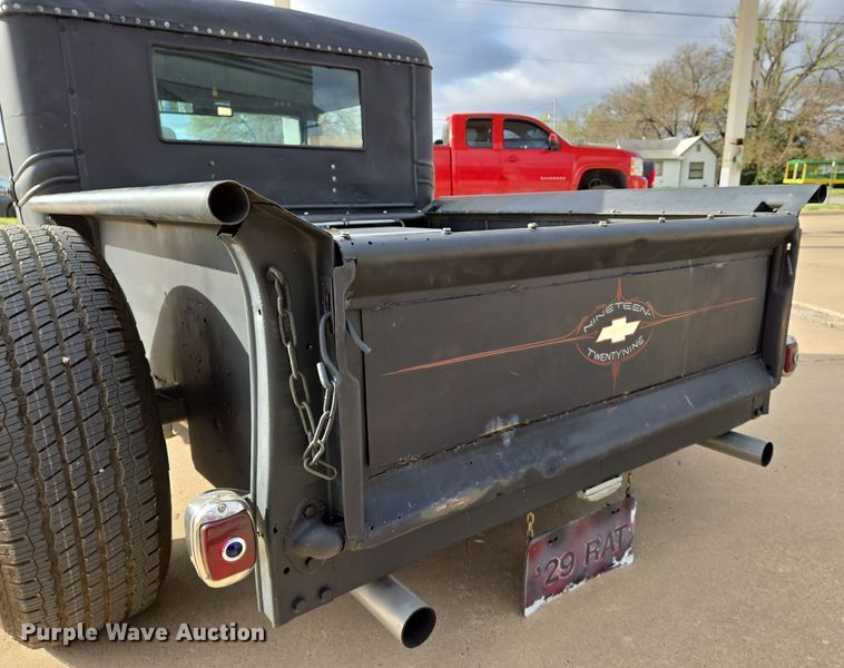 image for item EO0630 1929 Chevrolet Roadster rat rod pickup truck