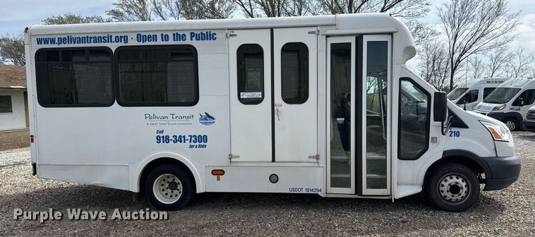 image for item EQ1236 2018 Ford Transit 350HD shuttle bus