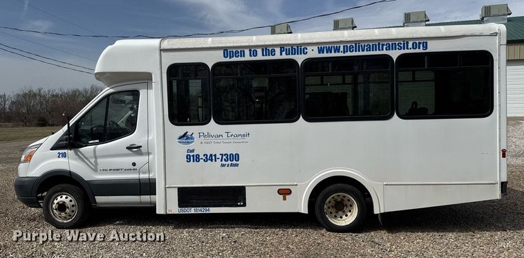 image for item EQ1236 2018 Ford Transit 350HD shuttle bus