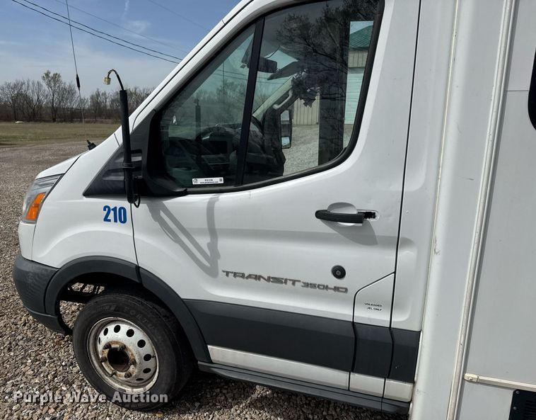 image for item EQ1236 2018 Ford Transit 350HD shuttle bus