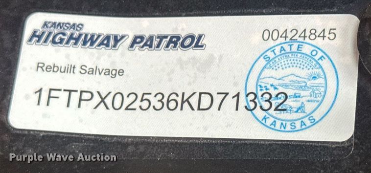 image for item EQ1238 2006 Ford F150 SuperCab pickup truck