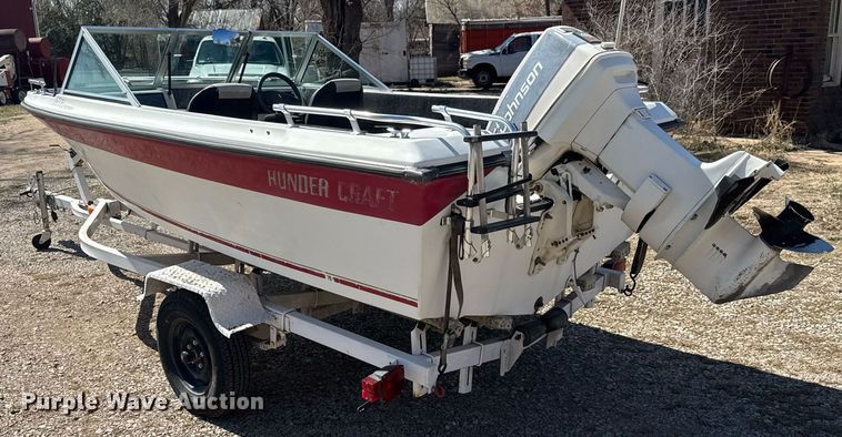 image for item EQ1243 1988 Thunder Craft 152 Capri boat