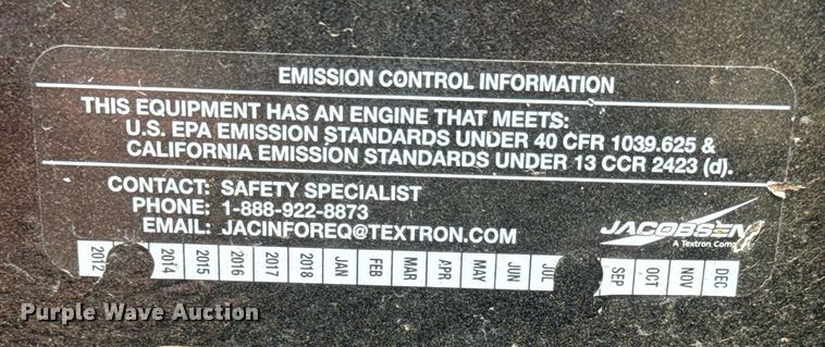 image for item EQ1248 Jacobson HR9016 lawn mower