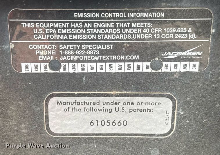 image for item EQ1249 Jacobsen HR9016T lawn mower