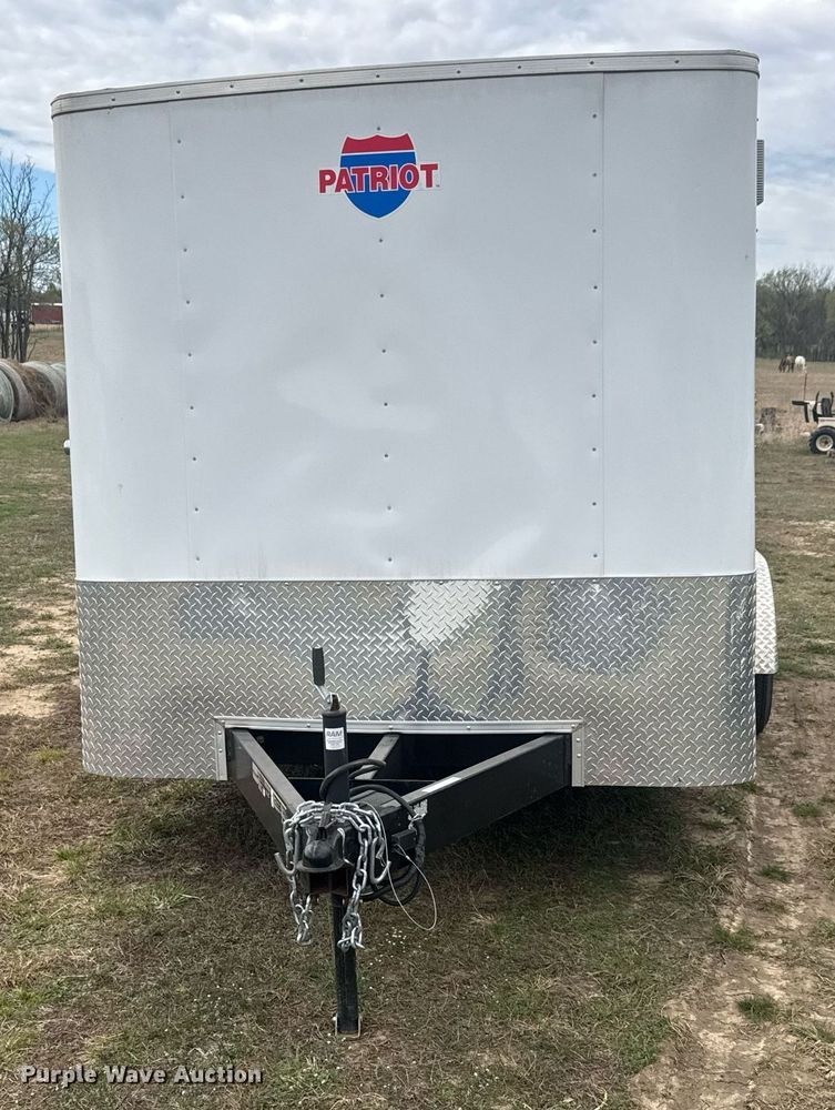 image for item EQ1250 2021 Carry-On 7X14CGRCM enclosed cargo trailer