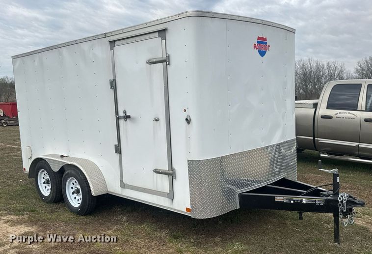 image for item EQ1250 2021 Carry-On 7X14CGRCM enclosed cargo trailer