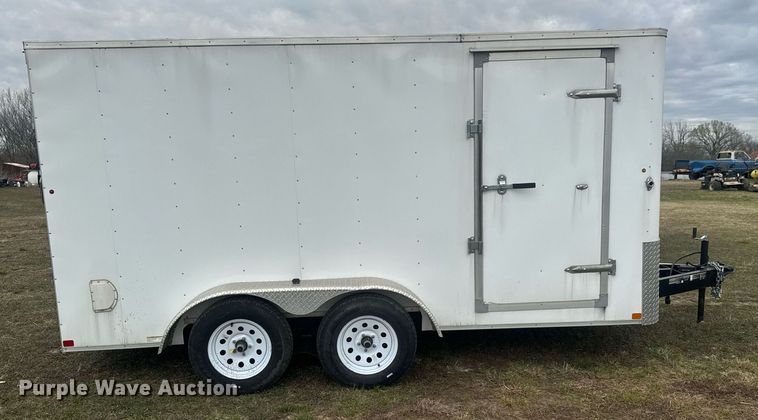 image for item EQ1250 2021 Carry-On 7X14CGRCM enclosed cargo trailer