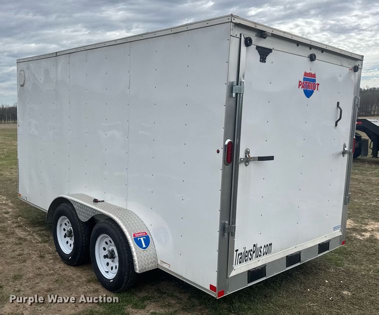 image for item EQ1250 2021 Carry-On 7X14CGRCM enclosed cargo trailer