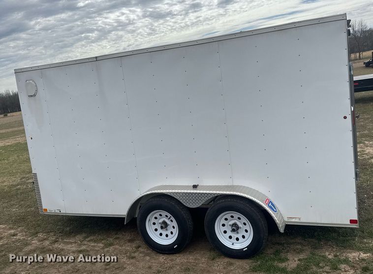 image for item EQ1250 2021 Carry-On 7X14CGRCM enclosed cargo trailer