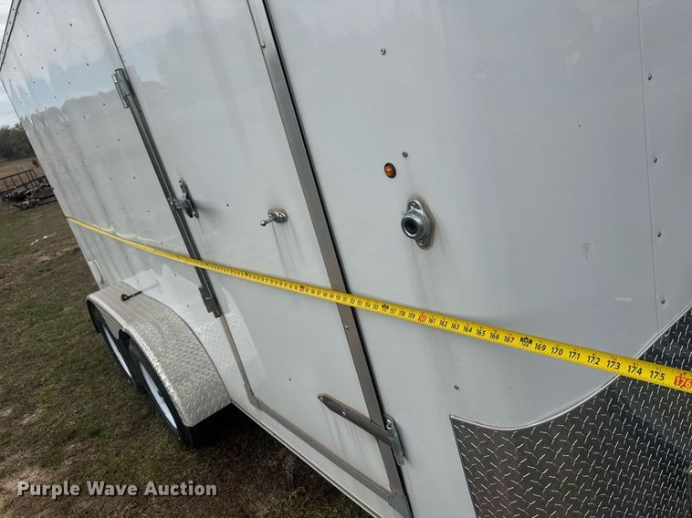 image for item EQ1250 2021 Carry-On 7X14CGRCM enclosed cargo trailer