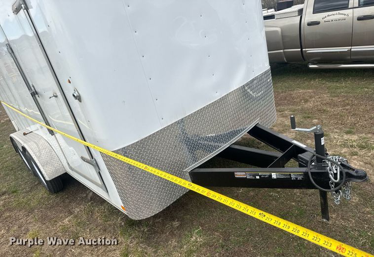 image for item EQ1250 2021 Carry-On 7X14CGRCM enclosed cargo trailer