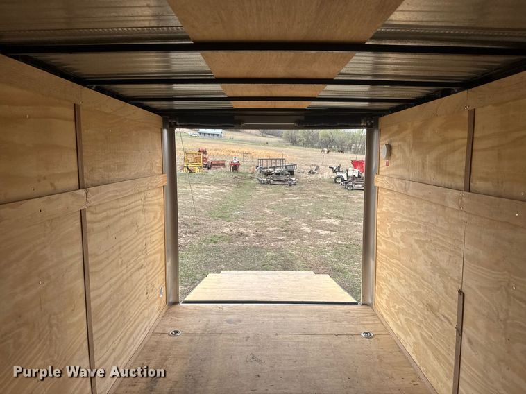 image for item EQ1250 2021 Carry-On 7X14CGRCM enclosed cargo trailer