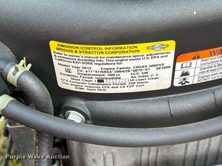 image for item EQ1263 Ariens Zoom 34 ZTR lawn mower