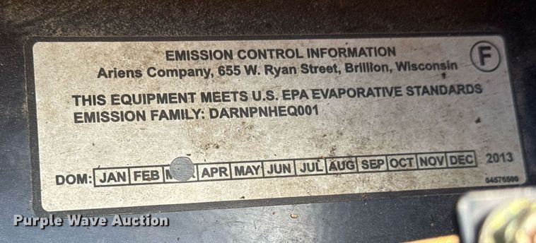 image for item EQ1263 Ariens Zoom 34 ZTR lawn mower