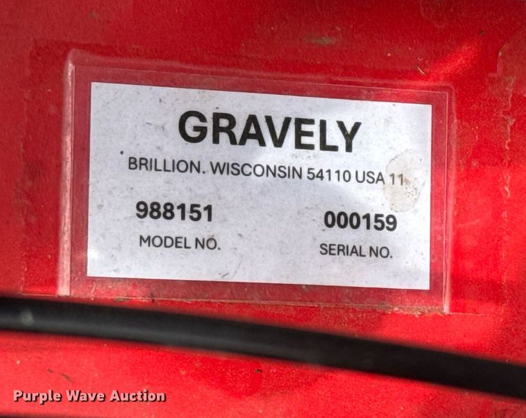 image for item EQ1269 Gravely Pro-Walk Gear ZTR lawn mower