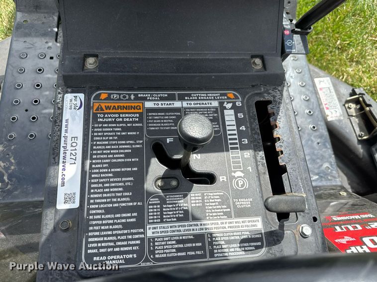 image for item EQ1271 Yard Machines 13A7660G752 lawn mower