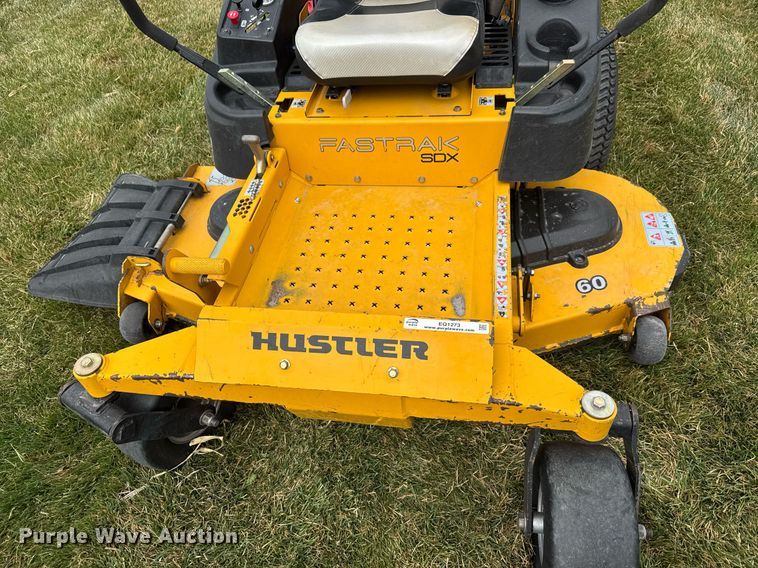 image for item EQ1273 2015 Hustler Fastrak SDX ZTR lawn mower