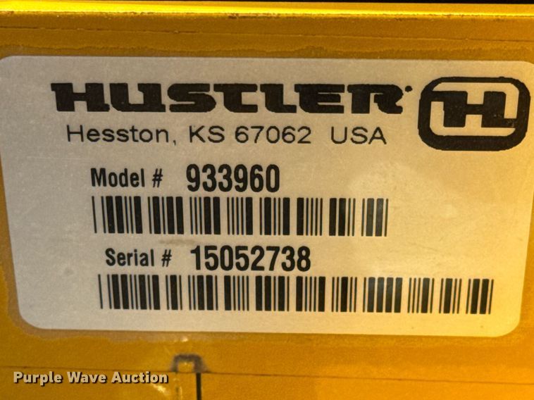 image for item EQ1273 2015 Hustler Fastrak SDX ZTR lawn mower