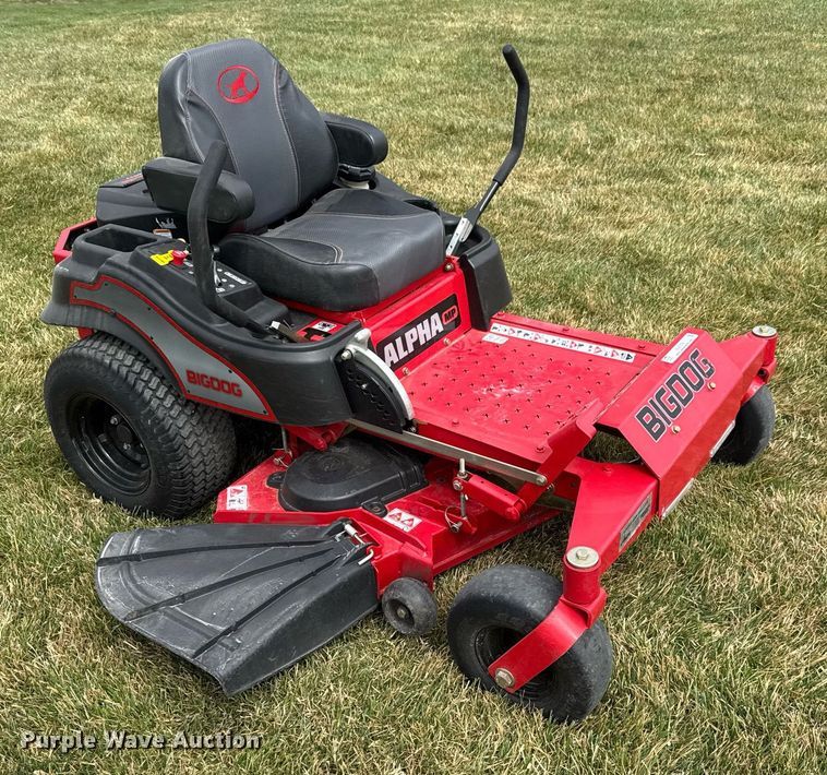 image for item EQ1274 2018 Big Dog Alpha MP ZTR lawn mower