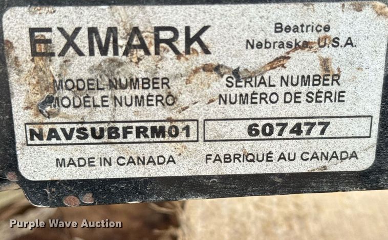 image for item EQ1279 2005 Exmark Navigator NAV20KC ZTR lawn mower