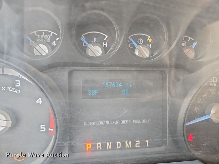 image for item EQ6909 2014 Ford  F350 Super Duty XL utility bed pickup truck