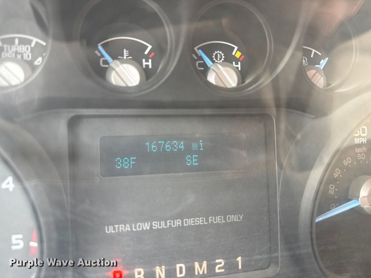 image for item EQ6909 2014 Ford  F350 Super Duty XL utility bed pickup truck