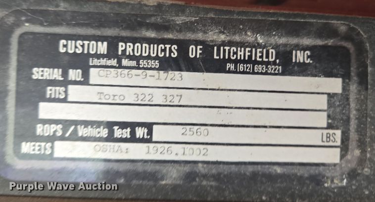 image for item EQ6942 Toro Groundsmaster 325-D lawn mower