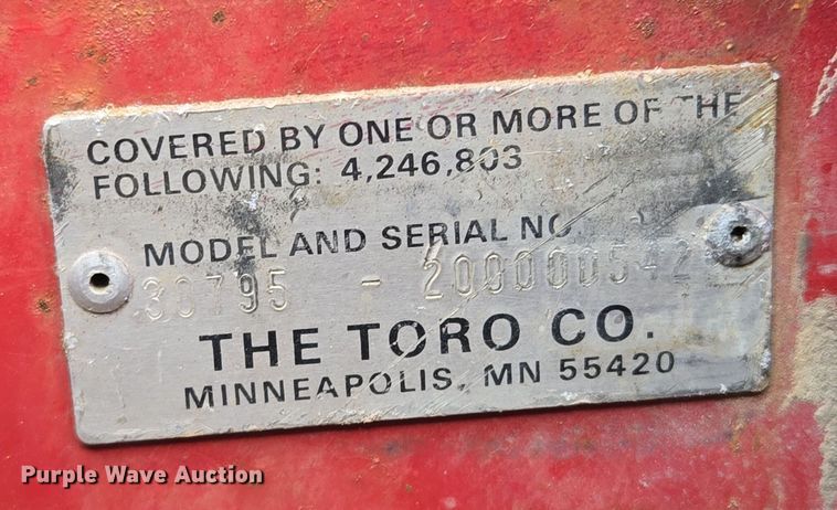 image for item EQ6942 Toro Groundsmaster 325-D lawn mower