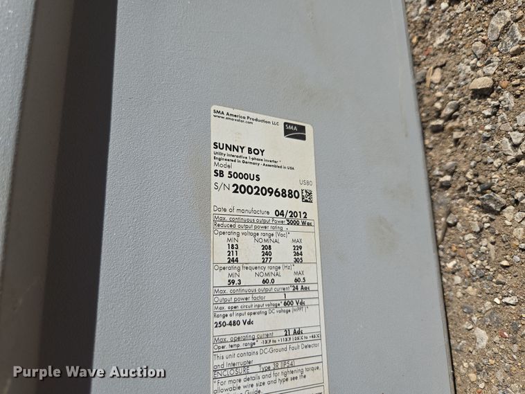 image for item EQ6951 (20) Canadian Solar CS6P-240P solar panels