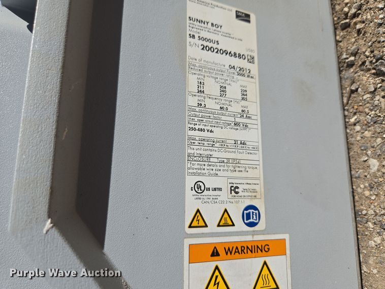 image for item EQ6951 (20) Canadian Solar CS6P-240P solar panels