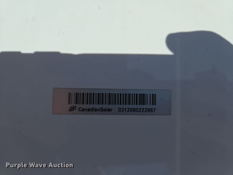 image for item EQ6951 (20) Canadian Solar CS6P-240P solar panels