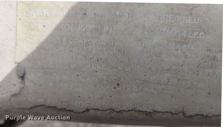 image for item EQ6988 2005 Master Tow car dolly 