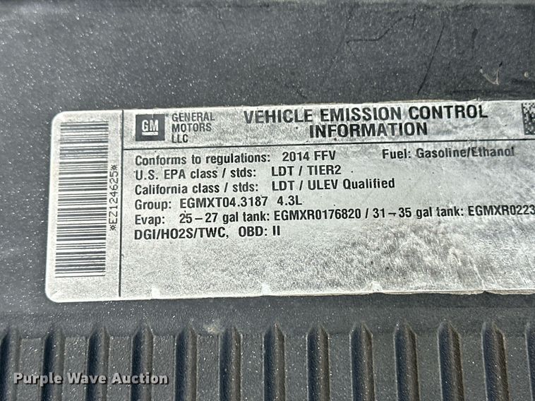 image for item ER8916 2014 Chevrolet Silverado 1500 Double Cab pickup truck