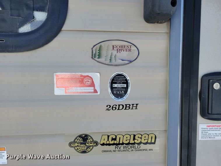 image for item NB9884 2017 Forest River Patriot camper