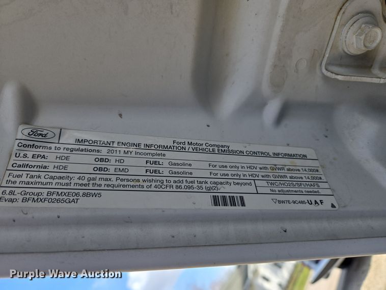 image for item ND9391 2011 Ford F450 Super Duty XL bucket truck