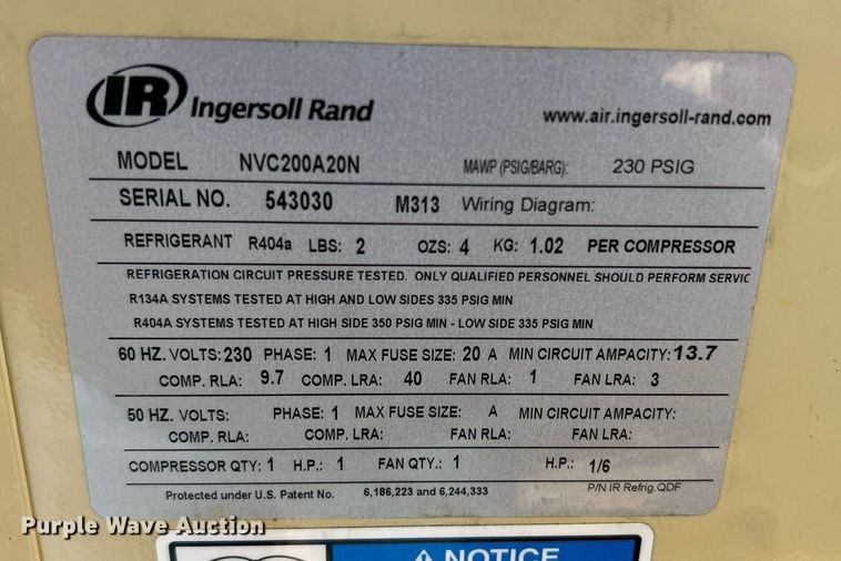 image for item ND9394 2013 ELGI E15-125 air compressor