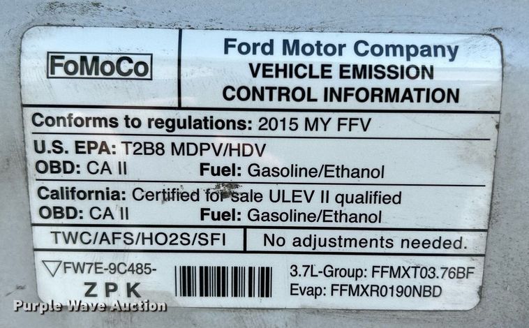 image for item ND9408 2015 Ford Transit 350 van