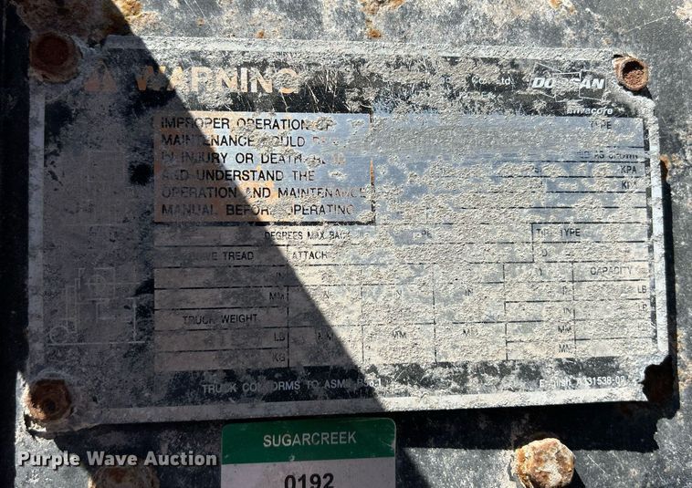 image for item ND9410 Daeweoo G30E forklift