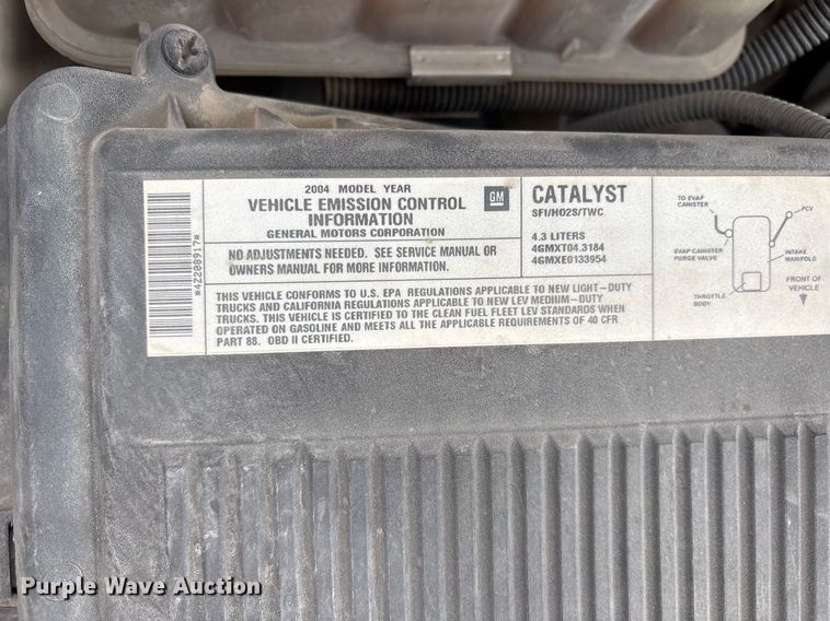 image for item OB9490 2004 Chevrolet Silverado 1500 pickup truck