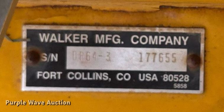 image for item OB9538 2018 Walker MH37I-16 ZTR lawn mower